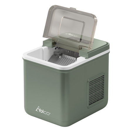 Yolco kostkarka do lodu ICM1 12/24 V i 120-240 V, 10 kg/dobę, pistacjowa
