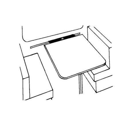Aluminiowa prowadnica stołu