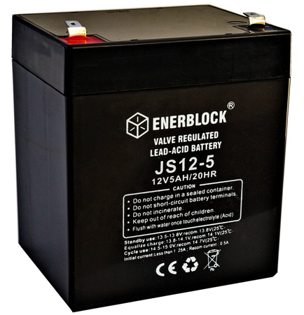 5AH lead-acid Battery ENERBLOCK AGM JS