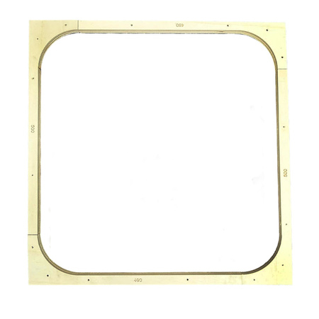 Ramka montażowa 500x500 mm do okien kampera od MelodyVan