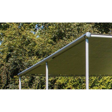 Markiza Thule Omnistor 1200, dł. 3,75 m, biała, kolor tkaniny: Mystic Grey