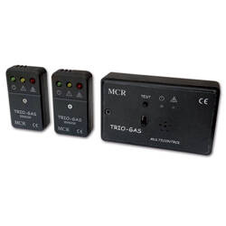 TrioGas 3 gas leak detector grey with 2 external sensors