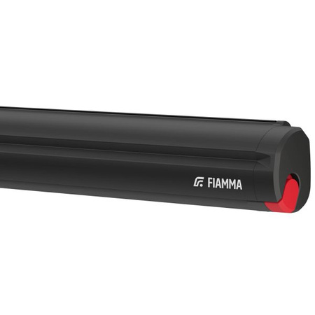 Markiza Fiamma F35 320 do vana - nowa wersja F35pro, długość 315 cm, wysięg 250 cm, obudowa Deep Black, tkanina Royal Grey