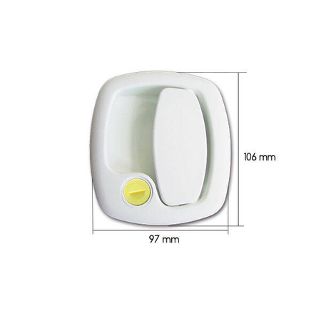 External handle 1200 white -New System