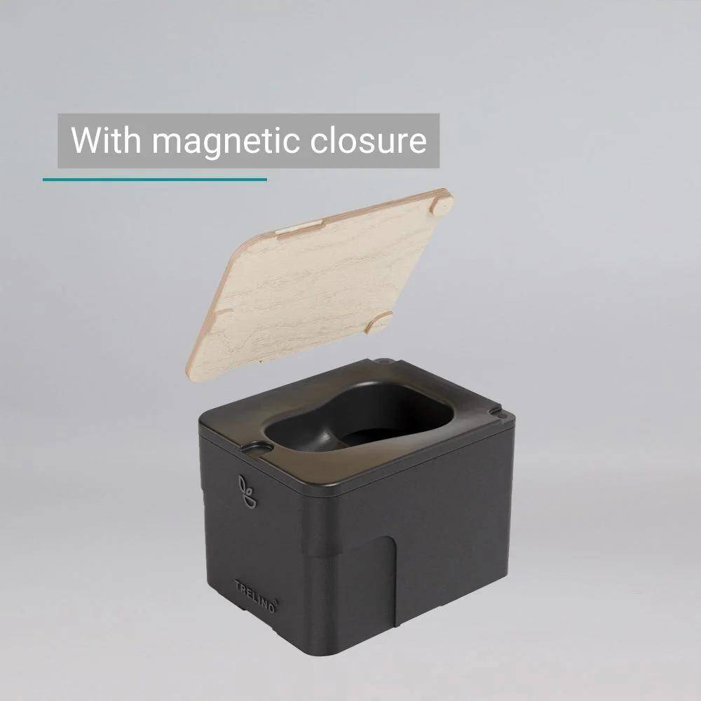 Trelino Origin XS anthracite with wooden lid - composting toilet, photo 3