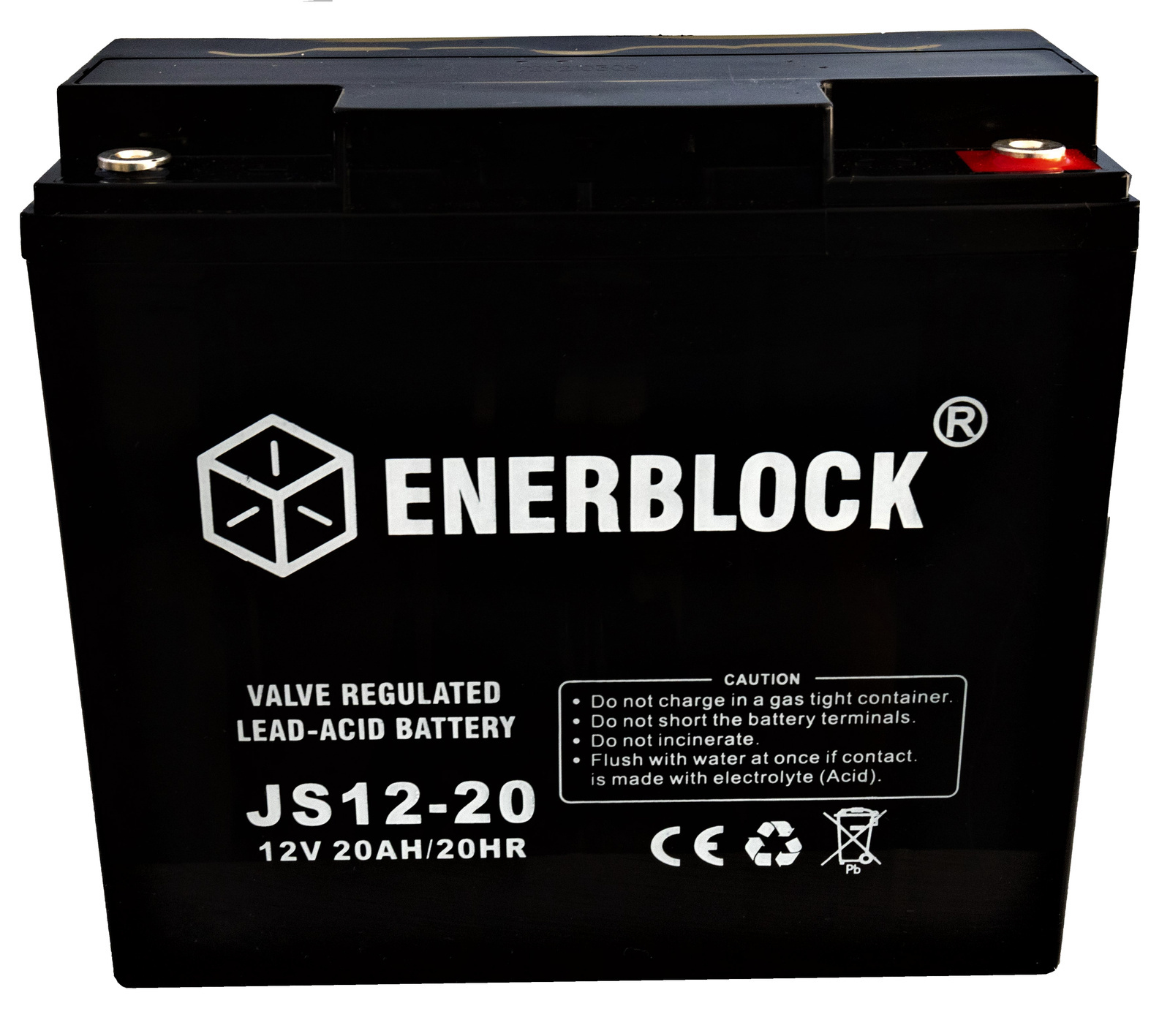 Akumulator kwasowo-ołowiowy ENERBLOCK AGM 12V, 20AH Seria JS