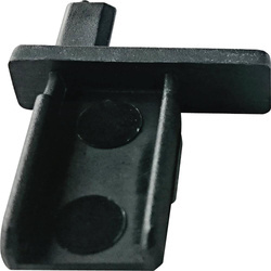 Element końcowy ze śrubą do rolety Remiflair, prawy