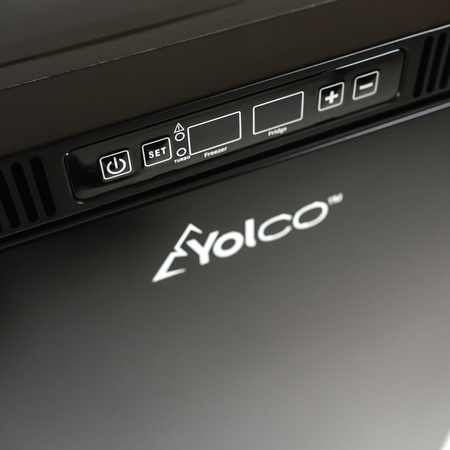 Yolco lodówka kompresorowa do zabudowy RL105M 104 l, dwustrefowa, czarna