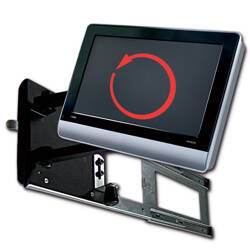 Extendable side LCD TV stand