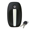 Handle 1122 black chrome exterior with keys
