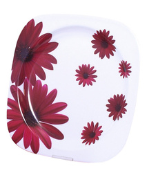 Camp4 Red Flower - zestaw talerzy melaminowych (Ø 22,5 cm)