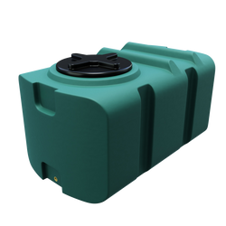 Prostokątny pojemnik 300 l UHPLAST zielony