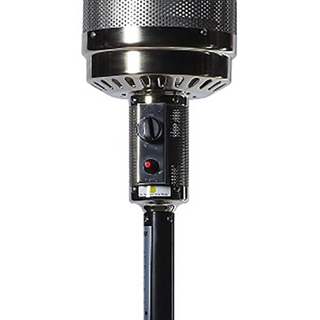 Carbon Garden Słońce - Gazowy parasol grzewczy 5-13kW 15m2 Czarny