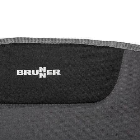 Składane krzesło Raptor Recliner marki Brunner, szaro-czarne