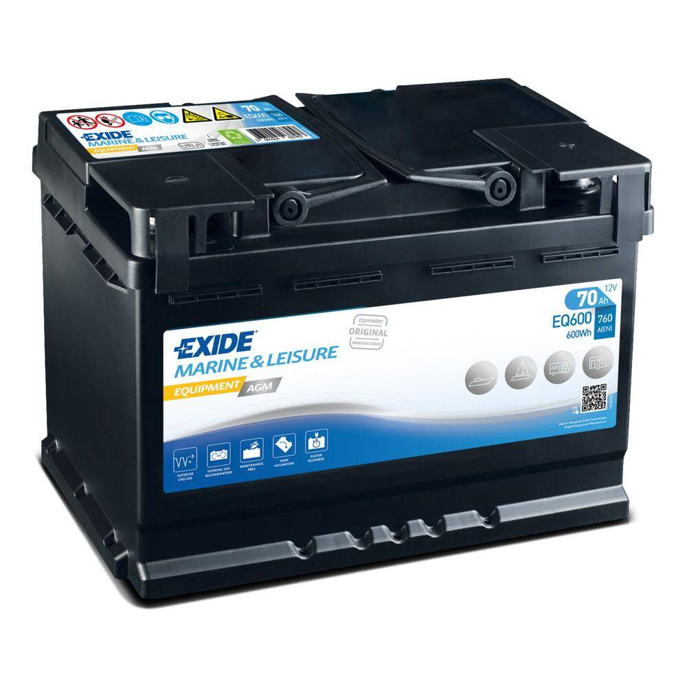 Akumulator EXIDE AGM EQ600 70Ah