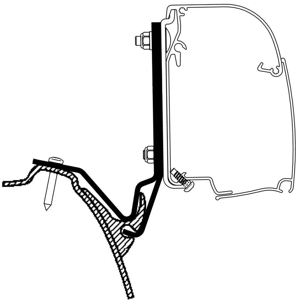 Adapter Westfalia Kepler One / Five / Six do Thule 4200