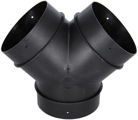 Trójnik Truma Y, 65/72 mm, czarny