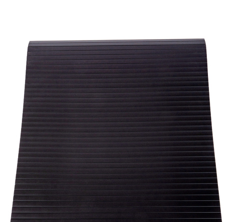 Carbest roller door kit for cabinets 100 x 60 cm, matt black - upward-opening furniture roller shutter, cut to size - motorhome and van