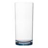 Plastikowe szklanki do picia marki GIMEX z niebieskim dnem 480 ml