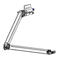 Thule right articulated arm 1500602231 for Omnistor 4900 / Thule 4200 awning - 2.50 m projection, 3.00 m and 3.50 m length