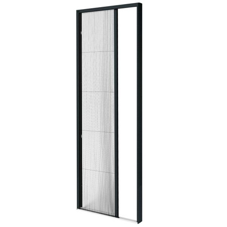 Moskitiera drzwiowa plisowana Horrex 1750 mm czarna łatwa obsługa