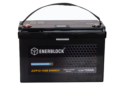 Enerblock Akumulator LiFePO4 JLFP 12,8 V 150 Ah - BMS, LCD