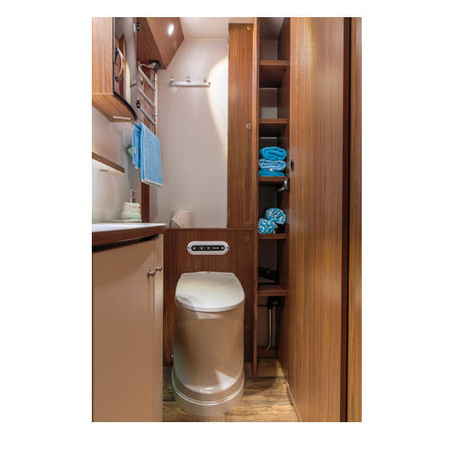 Cinderella Travel Refurbished - przyjazna dla środowiska toaleta na gaz do kamperów, łodzi, przyczep kempingowych.