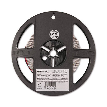 Taśma 300 LED biała zimna - 5 m / goła