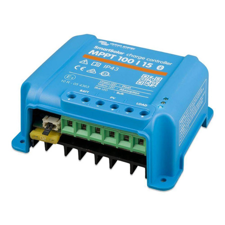Solar charge controller SmartSolar MPPT 100/15 w. Bluetooth