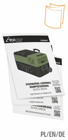 Lodówka przenośna kompresorowa Yolco 28L BCX30 Green