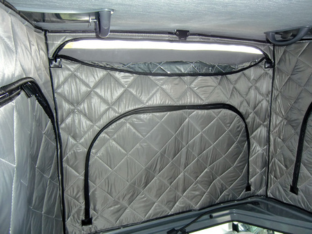 Izolacja miechów namiotowych do dachu typu pop-top EasyFit VW T6 KR od 2021 r. - przód wysoki
