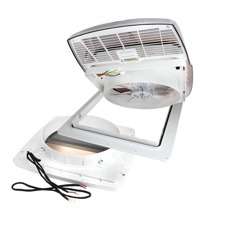 PlusFan z klejem montażowym - wentylator dachowy przezroczysty