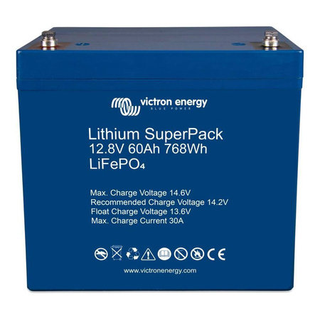 Victron Lithium SuperPack 12,8V/60Ah (M6) akumulator LiFePO4 z wbudowanym BMS