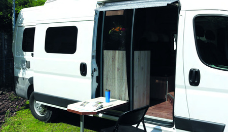 Moskitiera plisowana Remis REMIcare Van do drzwi przesuwnych Fiat Ducato X250/X290, wysoki otwór drzwi, 125 x 171 cm