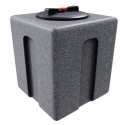 Prostokątny pojemnik na płyny 60 l do transportu UHPLAST marmurowy