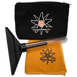 UniCamp Ściągacz Przednich Szyb Czarny 22 cm