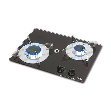 Crystal two-burner hob