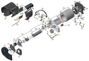 Heating elements, cable harnesses, fit Combi E from 04/2007 to 05/2018