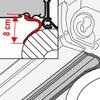Sealing Tape Rain Guard Lower, 5 m
