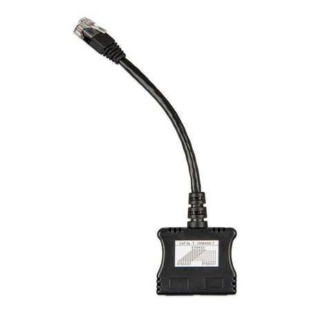 RJ45-splitter 1xRJ45 male/15cm cable/2xRJ45 female