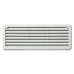 Recessed grill with mosquito net - 37 x 13 cm