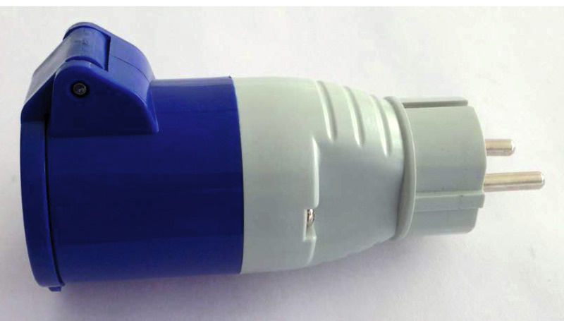 Adapter CEE/Schuko - adapter krótki