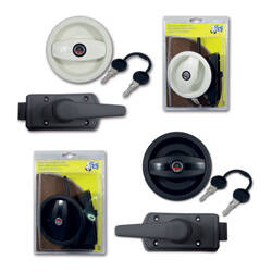 Complete Europa lock white with left handle