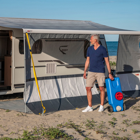 Fiamma Zbiornik na wodę przenośny 40L z uchwytem i kółkami