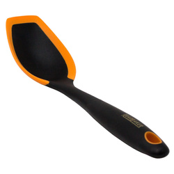 RoadBaker RoadSpoon Silicone Serving Spoon, Black-Orange