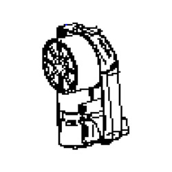 Lewy panel końcowy z mechanizmem korbowym TO 4900, antracytowy