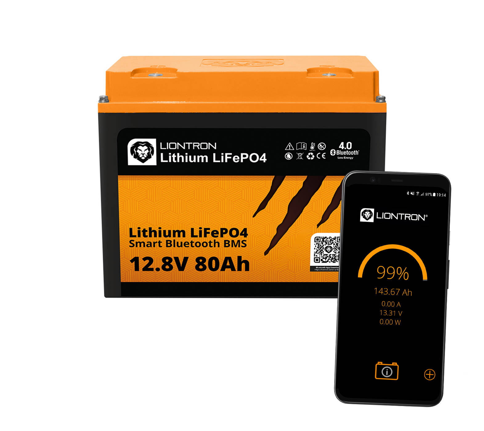 Akumulator LIONTRON LiFePO4 12.8V 80Ah LX Smart z Bluetooth