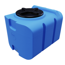 Prostokątny pojemnik 200 l UHPLAST niebieski