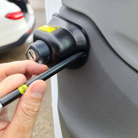 Zestaw zamków antywłamaniowych do drzwi kabiny kierowcy pojazdów Ford Transit 2014 HEOSolution