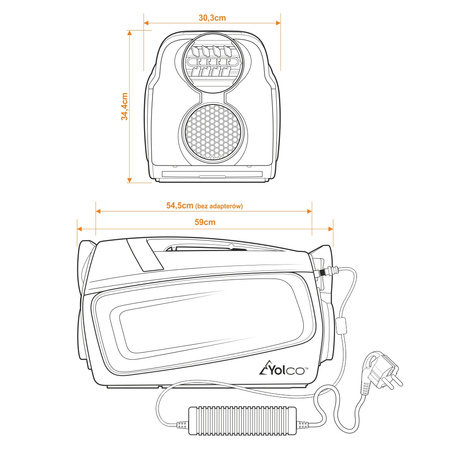 Klimatyzator przenośny Yolco TC590 1.5W